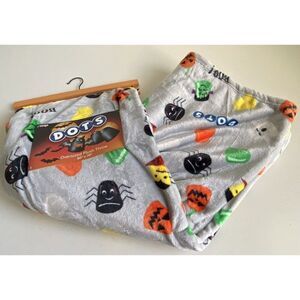 Tootsie DOTS Candy Halloween Oversized 60" X 70" Plush Throw Blanket Soft NEW